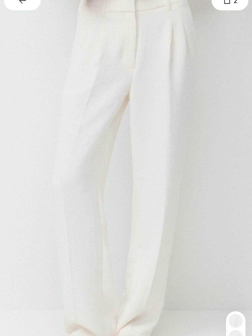 Aritzia Effortless Pants in Light Birch